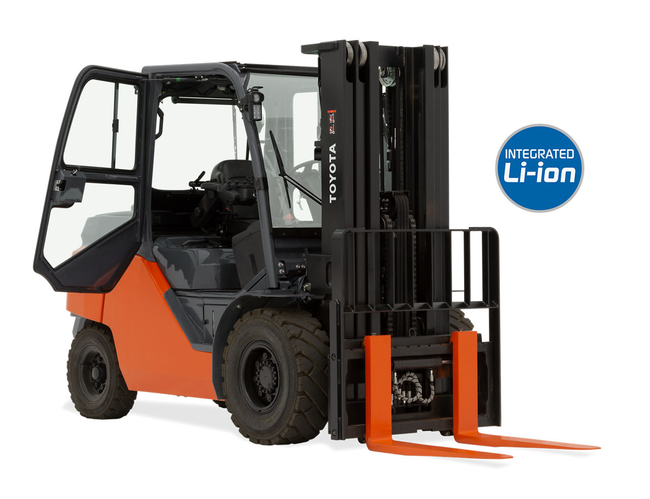 Integrated Mid Electric Pneumatic Forklift | Assembled in